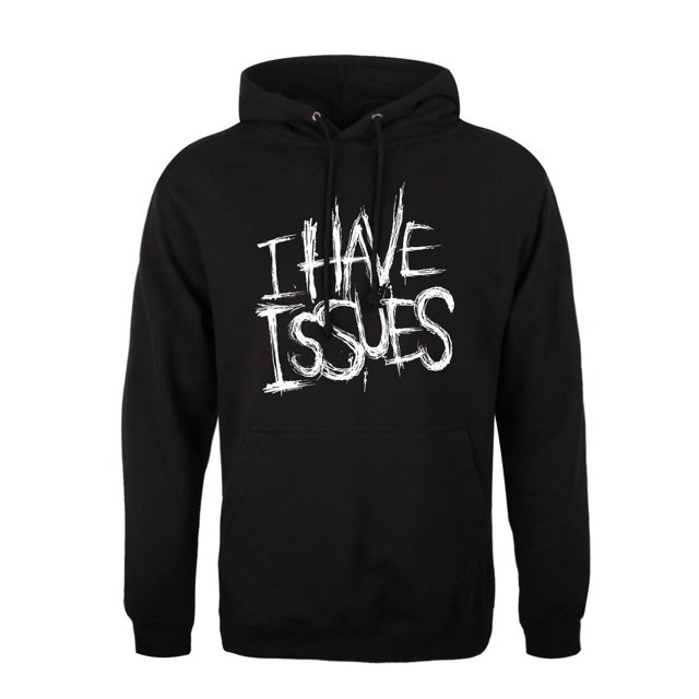 Grindstore - Sudadera I Have Issues para Hombre (Negro)