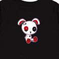thumbnail image 4 of Inktastic Goth Bunny Kawaii Boys or Girls Long Sleeve Toddler T-Shirt, 4 of 5
