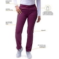 thumbnail image 3 of Adar Pro Scrubs For Women - Skinny Leg Yoga Scrub Pants, 3 of 6