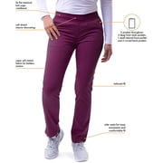Adar Pro Scrubs For Women - Skinny Leg Yoga Scrub Pants