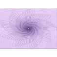 thumbnail image 1 of Ahgly Company Machine Washable Indoor Rectangle Transitional Heliotrope Purple Area Rugs, 2' x 3', 1 of 7