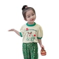 thumbnail image 4 of Jumpingount Conjunto de ropa para niñas y niños, camiseta de conejo de dibujos animados, pantalones holgados de algodón con insectos, ropa para conjuntos de ropa ciento cuarenta, 4 of 6