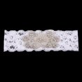 thumbnail image 4 of Vestido de novia Liga Diamante Recuerdo Lanzamiento Apliques de flores Encaje Ropa interior Cinturón Pierna Muslo Anillo, 4 of 7