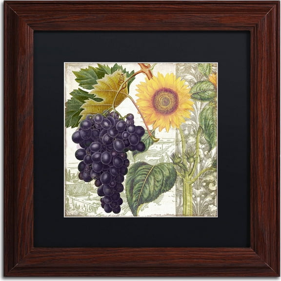 Trademark Fine Art "Dolcetto I" Canvas Art by Color Bakery, Black Matte, Wood Frame