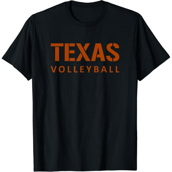 Texas Volleyball Block Style T-Shirt
