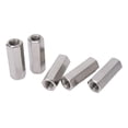 thumbnail image 4 of M12 Hex Coupling Nut Kit, Lightweight 5Pcs Rugged 304 Stainless Steel Hex Coupling Nut Practical  For Studs, 4 of 8