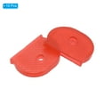 thumbnail image 3 of Unique Bargains Semicircle Silicone Key Identifier Tags, Red, 10 Count, 10 Pack, 3 of 6