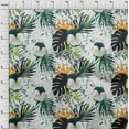 thumbnail image 4 of oneOone Tissu Polyester Lycra Vert Tissu Tropical pour Robe Tissu Imprimé Tissu au Mètre 56 Pouces de Large, 4 of 5