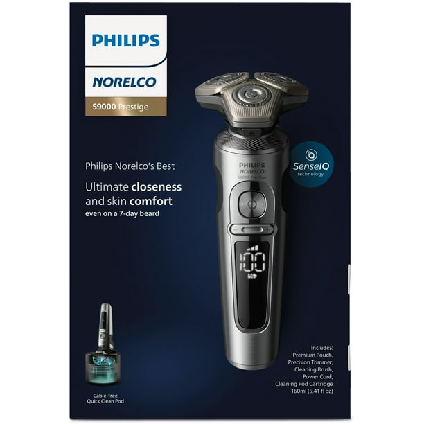 Philips Norelco S9000 Prestige Rechargeable Wet & Dry Shaver with