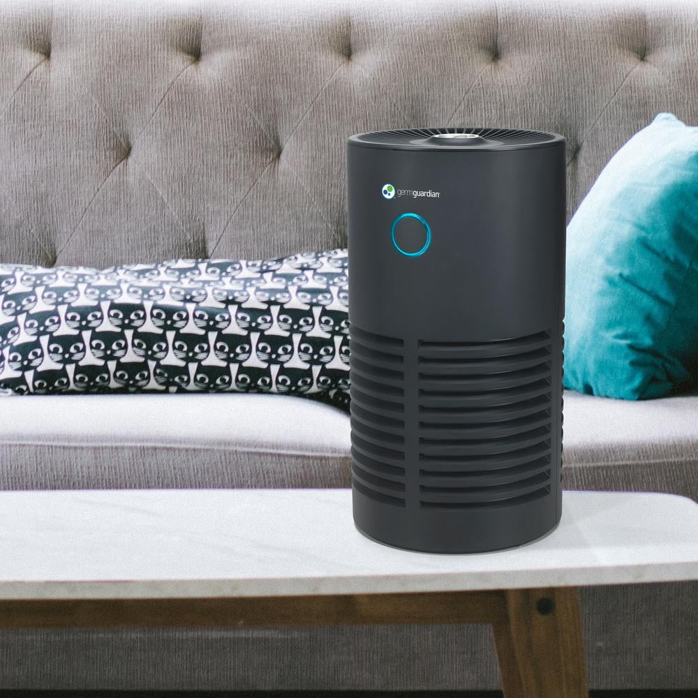 GermGuardian Air Purifier with HEPA Filter, UV-C, Removes Odors, Smoke, Mold, 150 Sq. ft, AC4700BDLX