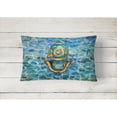 thumbnail image 2 of Carolines Treasures BB5355PW1216 Deep Sea Diving Helmet Canvas Fabric Decorative Pillow  12H x16W multicolor, 2 of 3