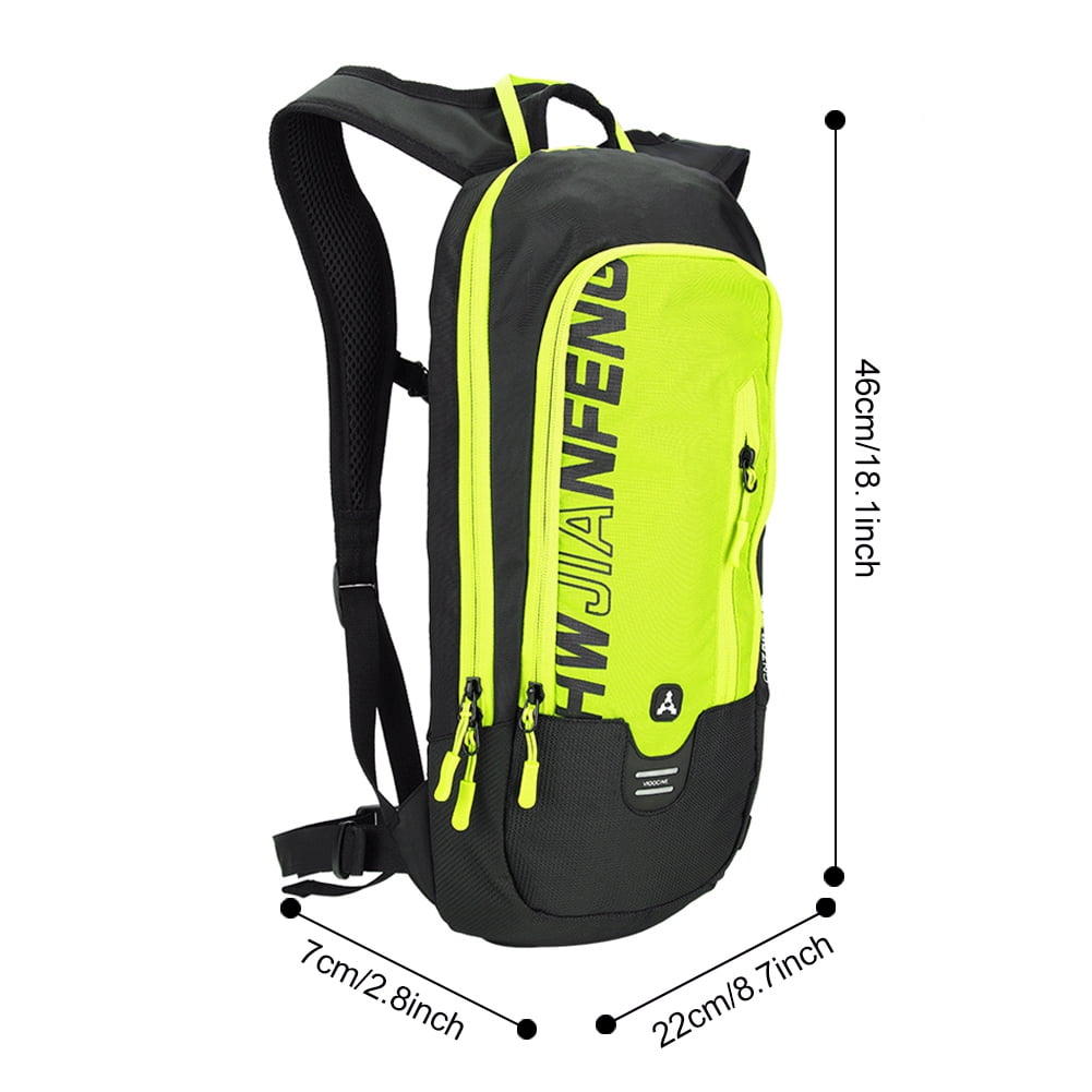 hiking backpack with water pouch