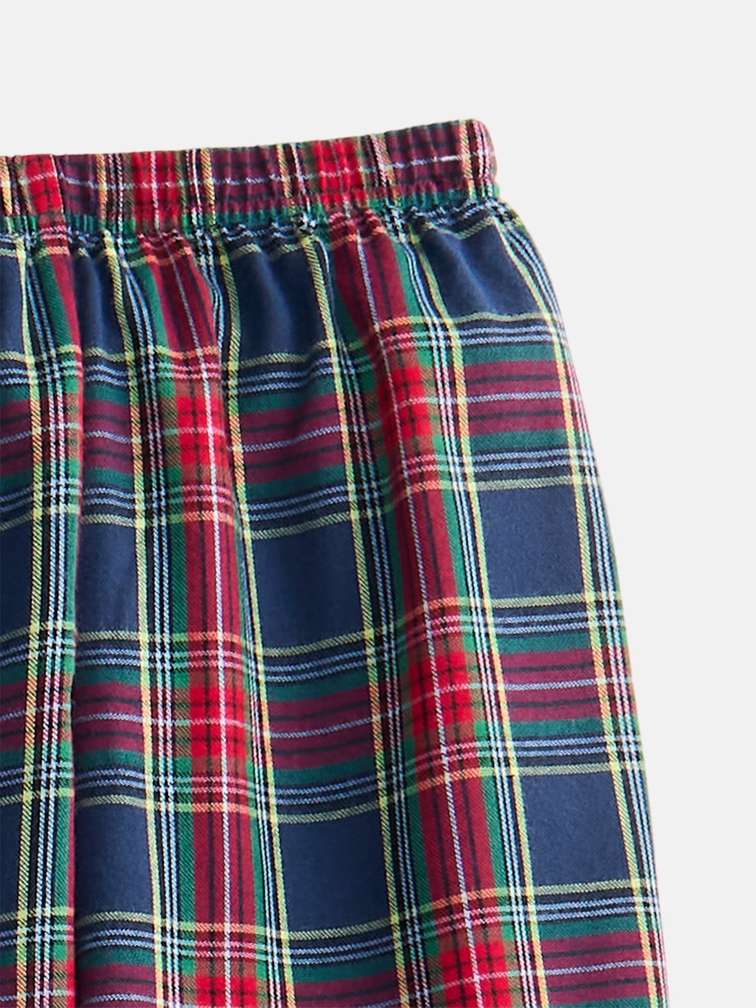Wonder Nation Boys' Waffle Top and Flannel Pants Sleep Set, 2-Piece, Sizes 4-18