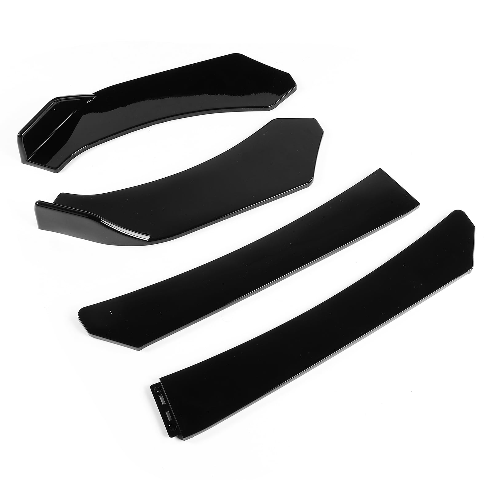 Front Bumper Lip Lower Chin Diffuser Front Protector Splitter 4Pcs