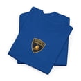 thumbnail image 3 of Lamborghini Classic Italian V12 Supercar Emblem Tee T-Shirt Print Small Design - Royal / L, 3 of 5