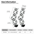 thumbnail image 2 of Fotbe Happy Soccer Calcetas Largas con Estampado para Hombre y Mujer – Calcetas de Compresión Transpirables y Elásticas, Viajar y Uso Diario Talla 5-11, 2 of 6