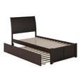 thumbnail image 6 of Portland Twin Extra Long Bed with Footboard and Twin Extra Long Trundle in Espresso, 6 of 7