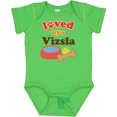 thumbnail image 3 of Inktastic Vizsla Loved by a (Dog Breed) Boys or Girls Baby Bodysuit, 3 of 5