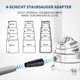 thumbnail image 2 of Vacuum Hose Adapter, 5pcs Universal Vacuum Cleaner Adapter For Sander, Jigsaw Crday Gift, 2 of 5