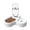 White, variant on OADUKQ Cat Water and, Automatic Water Replenishment with Spatter Guard, for Small Apartments and Busy Pet Parents, Blue