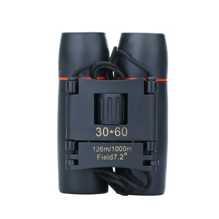 Jmtresw Day Night Vision 30 x 60 Zoom Travel Folding Binoculars Telescope+Case