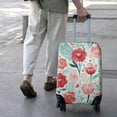 thumbnail image 3 of Pioneer Flower Floral Print Pattern Luggage Cover Fashion Suitcase Cover Baggage Covers Fit 25-28 Inch Luggage (Go Travel), 3 of 5