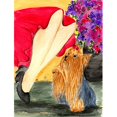 thumbnail image 1 of Drapeau en Toile Yorkie - Taille Maison, 28 x 40 Po., 1 of 1
