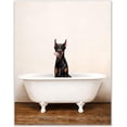 thumbnail image 5 of Summit Designs Doberman Bathroom Art Poster Print - Funny Cute Unique Bathroom Bathtub Dog Puppy, Doberman Wall Decor, Unframed Single (11x14"), 5 of 8