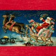 thumbnail image 3 of CafePress - Vintage Santa Sleigh T Shirt - Mens Football Shirt, 3 of 4