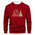 thumbnail image 1 of Sudaderas sin capucha para hombre, estilo casual, a la moda, con cuello redondo, estampado, de manga larga, blusas de manga larga y cuello redondo, blusas de poliéster para hombre, 1 of 4