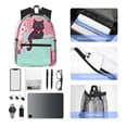 thumbnail image 4 of Fotbe Cats On Broomstick Mochila Ligera Casual para Laptop para Hombres y Mujeres, Mochila Impermeable de Uso Diario, Mochila para Universidad, 4 of 6