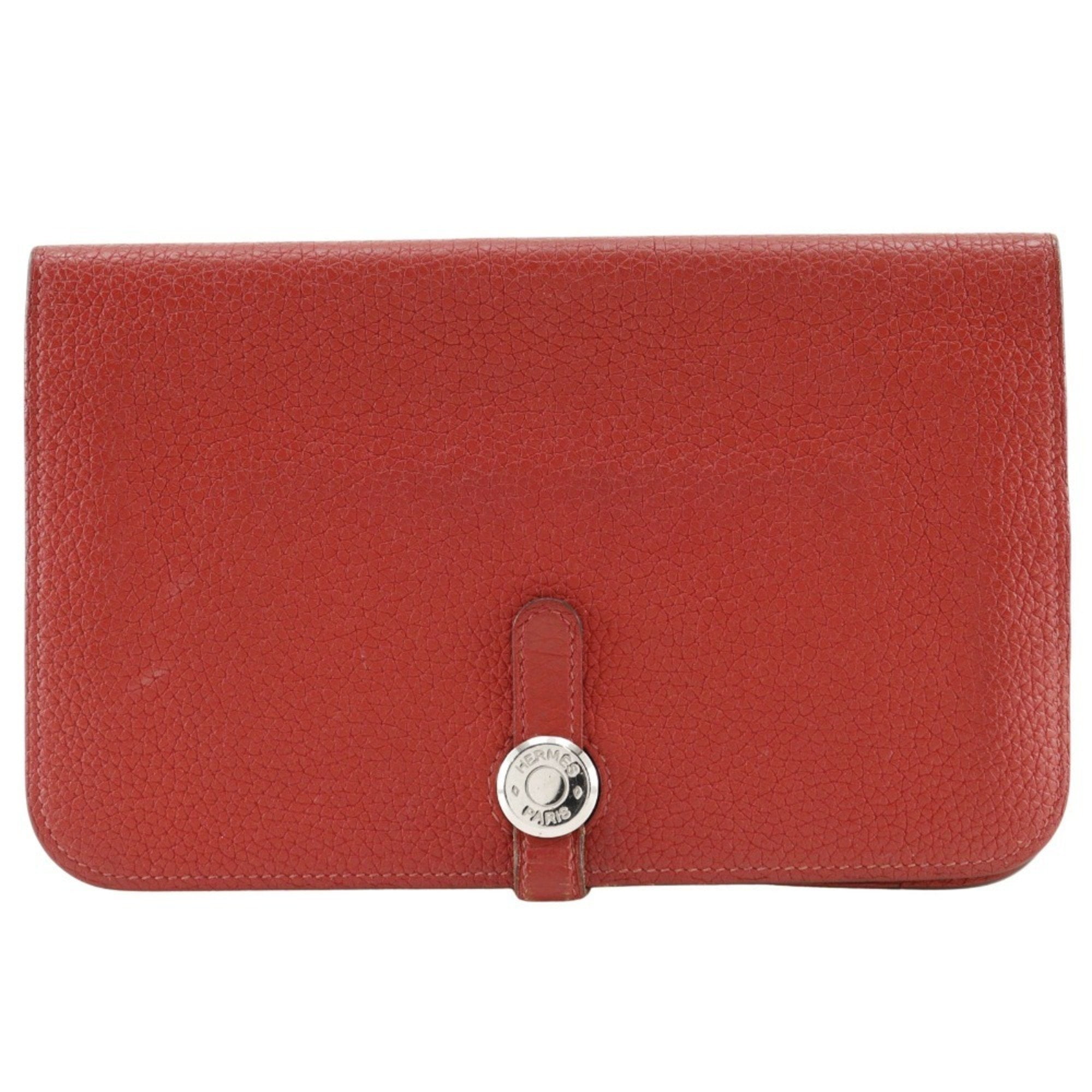 Pre-Owned Hermes Dogon GM Long Wallet Taurillon Clemence  display picture 1