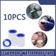 thumbnail image 5 of VBXOAE 10 Pieces High Performance Plumber's Sealing Tape,Multi use for Shower and Threaded Pipe Leak Prevention Important for Home and Office Plumbing, 5 of 9