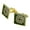 Gold, variant on Celtic Knot Love Eternity Square Cufflink Set - Silver or Gold