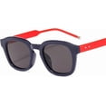 thumbnail image 1 of Lunettes de Soleil Rétro Rondes pour Hommes et Femmes Mode Vacances en Plein Air Plage (Couleur : C, Taille : Medium), 1 of 4