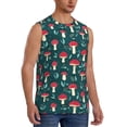 thumbnail image 2 of Easygdp Amanita Mushroom Men's Breathable Tank Tops Sleeveless Sporty T Shirts for Basketball, Mountaineering, Bodybuilding -3X-Large, 2 of 8