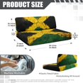 thumbnail image 7 of FOR U DESIGNS Jamaica Flag Print 2 Pcs RV Dinette Cushion Covers Comfortable Replacement Camper Cushion Slipcover Sofa Furniture Protector 1 Backrest Covers and 1 Bench Covers, 7 of 7