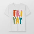 thumbnail image 2 of WRKEKC T-Shirts Garçons 1-12 Ans Imprimé Fryay Manches Courtes Col Rond Tenue Décontractée Enfants Tissu Doux Ajustement Confortable Tenue Quotidienne Été, 2 of 4