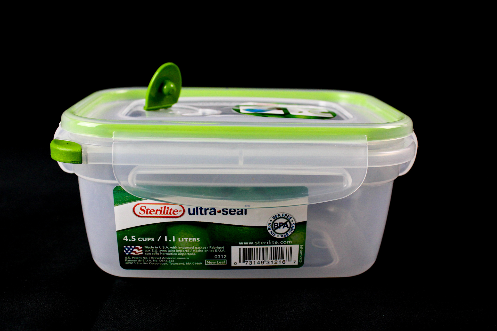 Sterilite - Clinton Sc 03121606 4.5 Cups Rectangle Ultra-Seal Container - image 3 of 6
