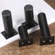 thumbnail image 5 of Pcs 12cm Aluminum Alloy Sofa Legs Sofa Couch and Chair Legs Replacement Furniture Legs with Leg Mounting Plates (Black), 5 of 6