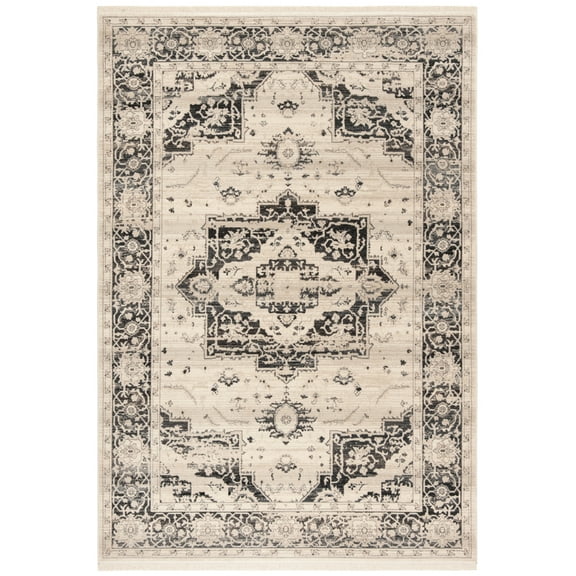 Safavieh VTP447Z Vintage Persian Ivory / Charcoal