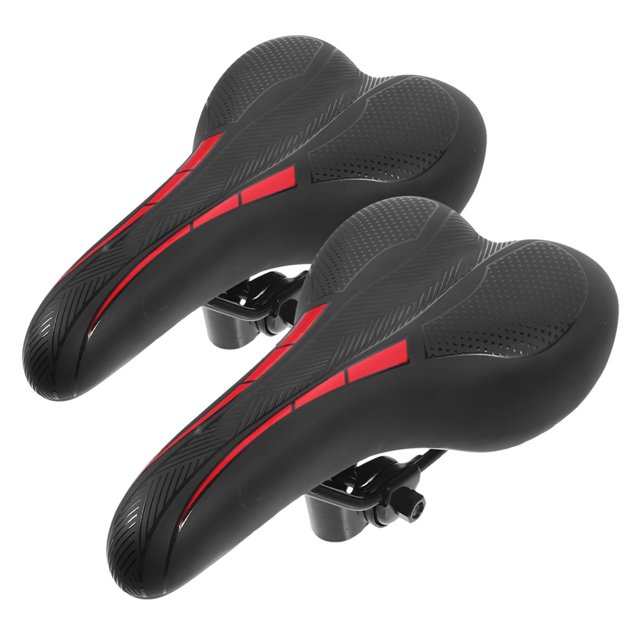 unbranded 2Ud Cojín De Asiento Para Negro Cómodo Y Fácil De Montar Para Uso En Bicicletas Variadas
