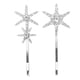 thumbnail image 1 of 2 horquillas para el pelo con forma de estrella y brillantes para mujer, 1 of 5