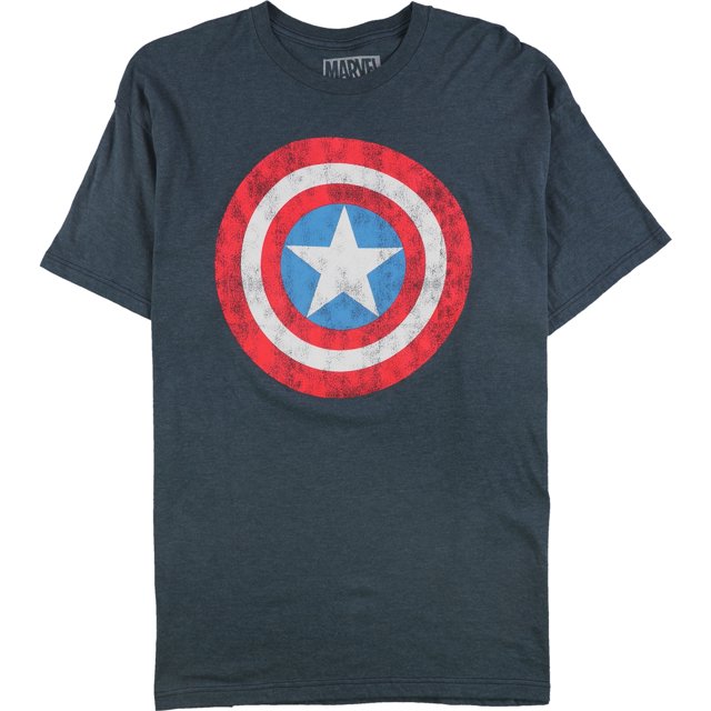 Camiseta gráfica Jem Capitán América para Hombre Gris XX-Large