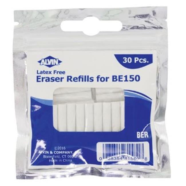 Alvin Battery Operated Eraser Refills 30Pack