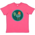 thumbnail image 3 of Inktastic Rooster Chicken Farmer Youth T-Shirt, 3 of 5