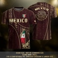 thumbnail image 4 of DXSCSE Mexico Soccer Jerseys - Breathable Mexico Jersey Men, Mexico Team Short Sleeve Crew Neck Football Jersey Shirts for Sports Fans Red 3XL, 4 of 10