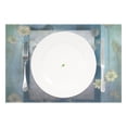 thumbnail image 2 of Dragonfly Frame Flowers 12×18 inch Placemats Heat Resistant Washable Foldable Rectangular Placemats Set Decoration Indoor Outdoor for Kitchen Dining Table 1PC, 2 of 8