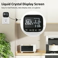 thumbnail image 4 of Mistaha Intelligent Touch Screen Temperature Controller Socket, Timer Switch Control, Refrigeration Heating Switch, Black & White, USA Standard - TC02, 4 of 6