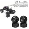 thumbnail image 3 of 4PCS 1.9in Wheel Rims Carbon Fiber RC Beadlock Wheels Rims For SCX10 1/10 RC Crawler, 3 of 8